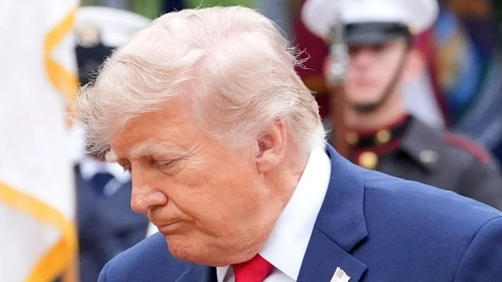 Trump will das im Iran angereicherte Uran zerstören lassen. (Foto: Alex Brandon/AP/dpa)