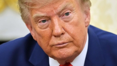 Trump hat gleich zweimal hochkarätigen ausländischen Besuch im Weißen Haus empfangen. (Archivbild) (Foto: Mark Schiefelbein/AP/dpa)