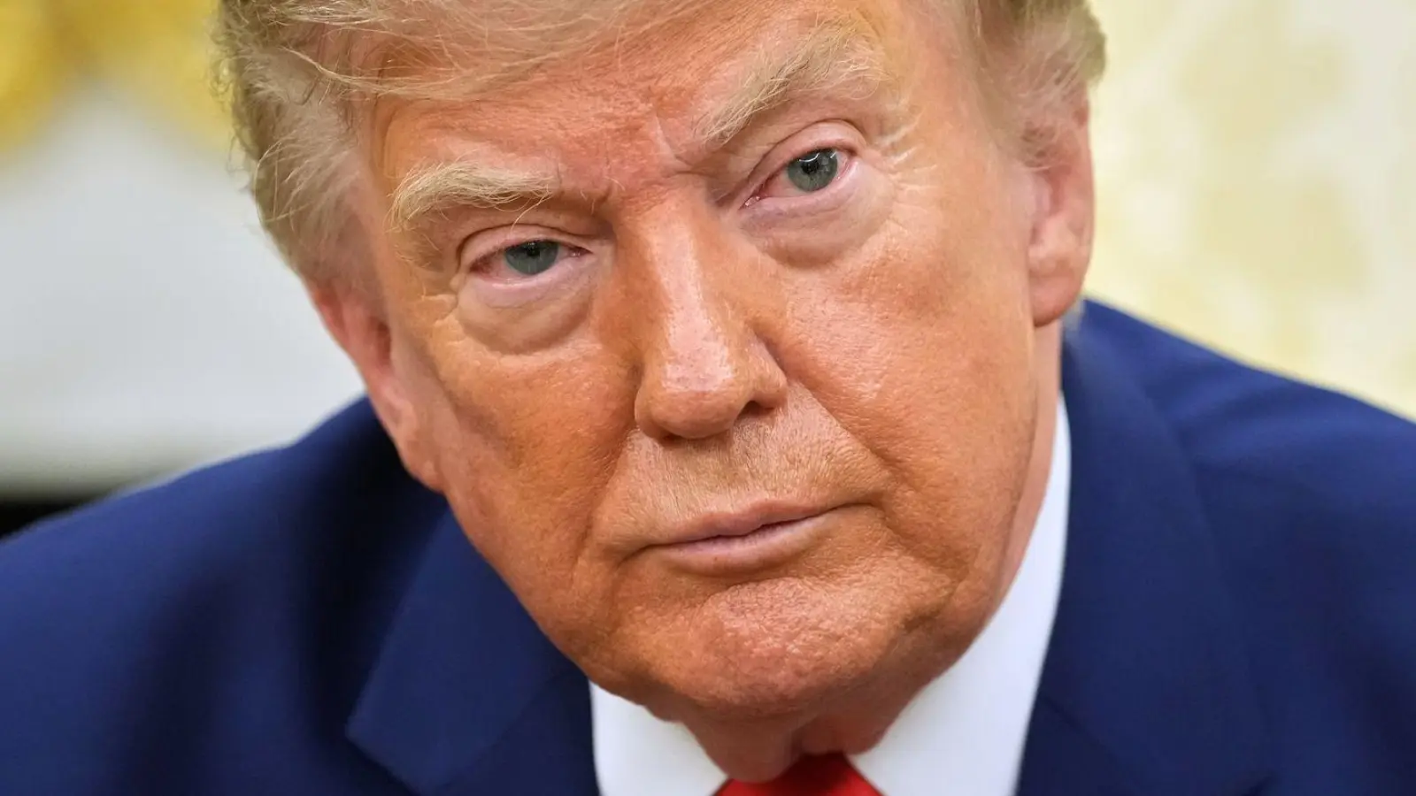 Trump hat gleich zweimal hochkarätigen ausländischen Besuch im Weißen Haus empfangen. (Archivbild) (Foto: Mark Schiefelbein/AP/dpa)
