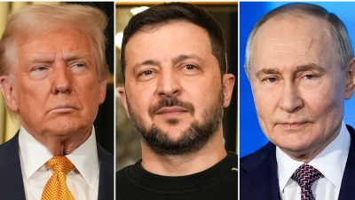 Trump will sich erst mit Putin, dann zu dritt mit Selenskyj treffen. (Archivbild) (Foto: Morissard/Bednyakov/AP/dpa)