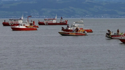 Die DLRG ist auf dem Bodensee im Einsatz. (Foto: Urbaniak/Südwestdeutsches Mediennetzwerk/dpa)