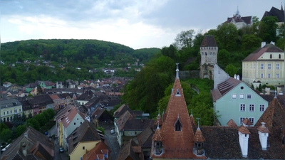 Die malerische Altstadt der Dinkelsbühler Parnterkommune Schäßburg in Siebenbürgen: In diesem Jahr führen zwei Reisen nach Rumänien, um die 20-jährige Freundschaft zu bekräftigen. (Foto: Stadt Dinkelsbühl)