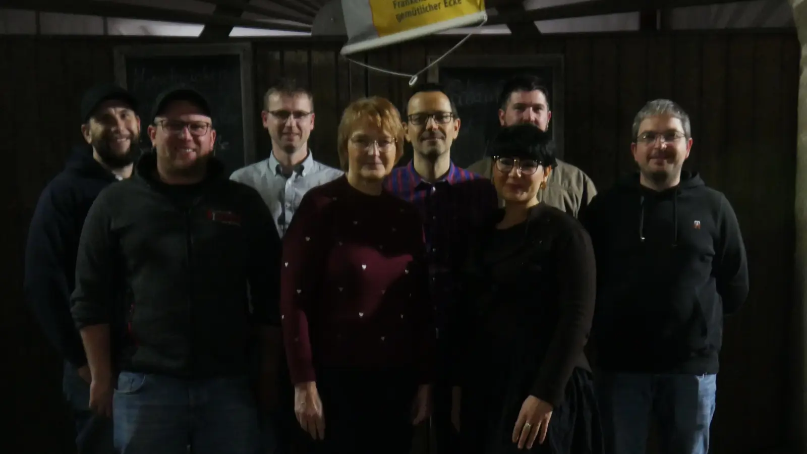 Die Nominierten der Freien Wähler in Oberscheinfeld. (Foto: Martina Hinkelmann)