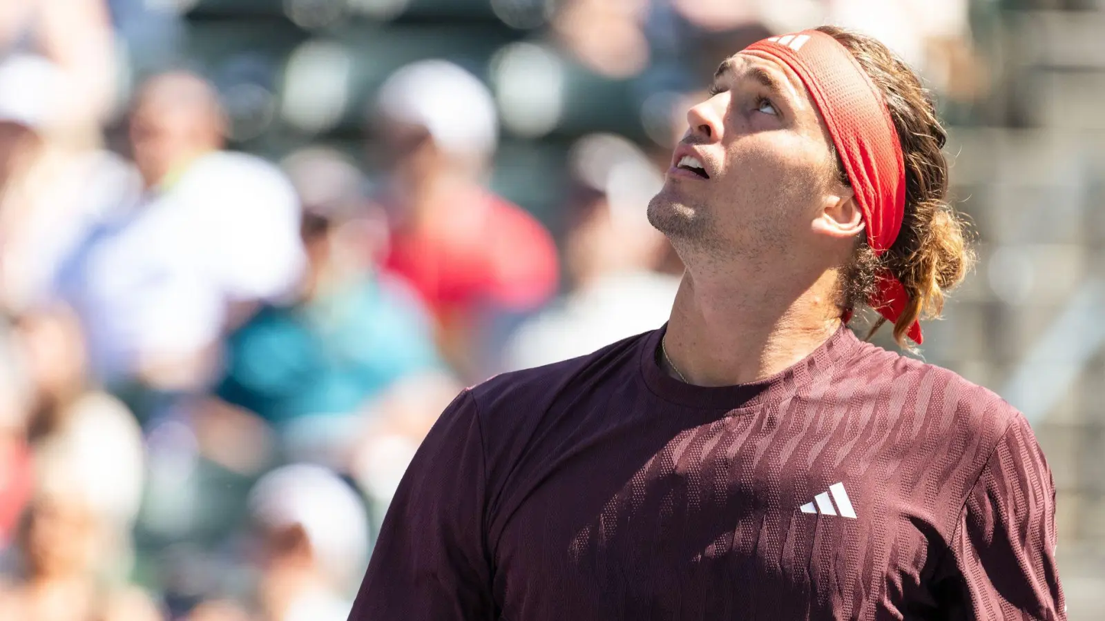 Für Alexander Zverev ist das Turnier in Indian Wells nach dem ersten Match schon wieder vorbei. (Foto: Maximilian Haupt/dpa)