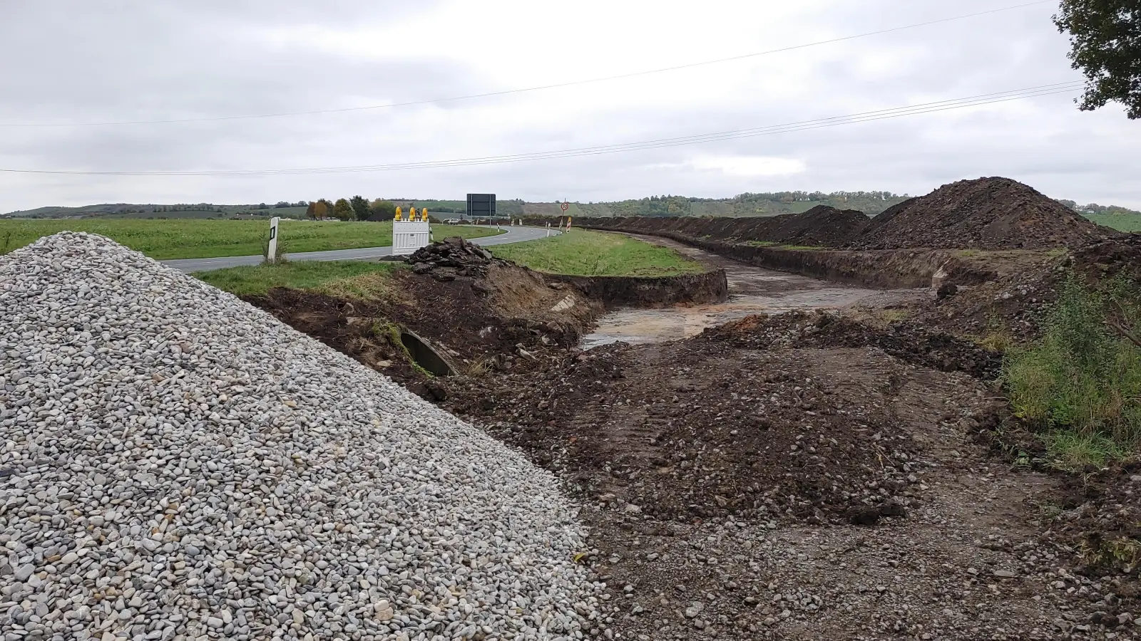 Im Westen Bad Windsheims entsteht ein Radweg. (Foto: Katrin Merklein)