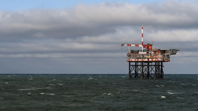 Das Unternehmen One-Dyas will Gas vor der Nordseeinsel Borkum fördern. (Foto: Lars Penning/dpa)