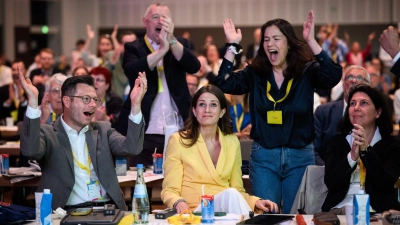 Susanne Seehofer nach ihrer Wahl ins FDP-Präsidium (Foto: Bernd von Jutrczenka/dpa)