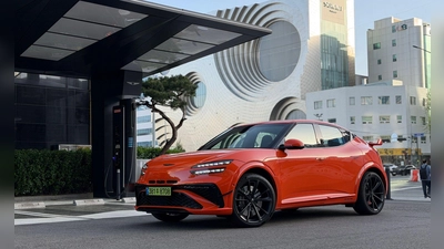 Sportlicher Luxus aus Korea: Mit dem GV60 Magma startet Genesis seine neue Performance-Serie und setzt auf elektrischen Fahrspaß mit 650 PS. (Foto: Genesis/dpa-tmn)
