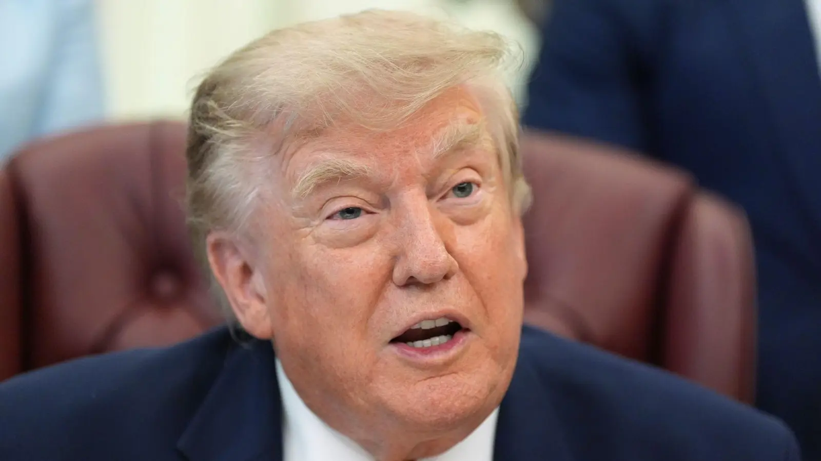 Trump spricht von einer „letzten Chance“ für den Iran.  (Foto: Alex Brandon/AP/dpa)