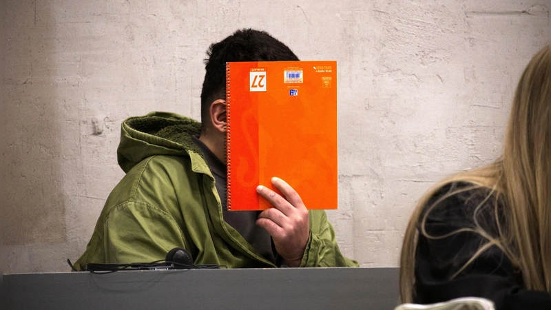 Angeklagter im Messerangriffs-Prozess von Heilsbronn (Foto: René Chlopotowski)