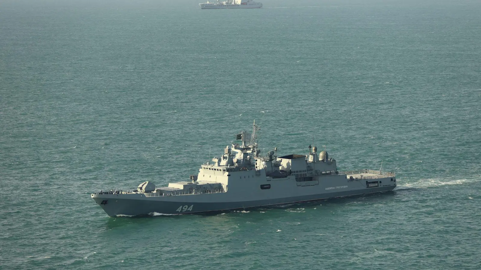 Die Fregatte „Admiral Grigorowitsch“ hat Warnschüsse im Ärmelkanal abgegeben. (Archivbild) (Foto: Mod Crown Copyright/Ministry of Defence/PA Wire/dpa)