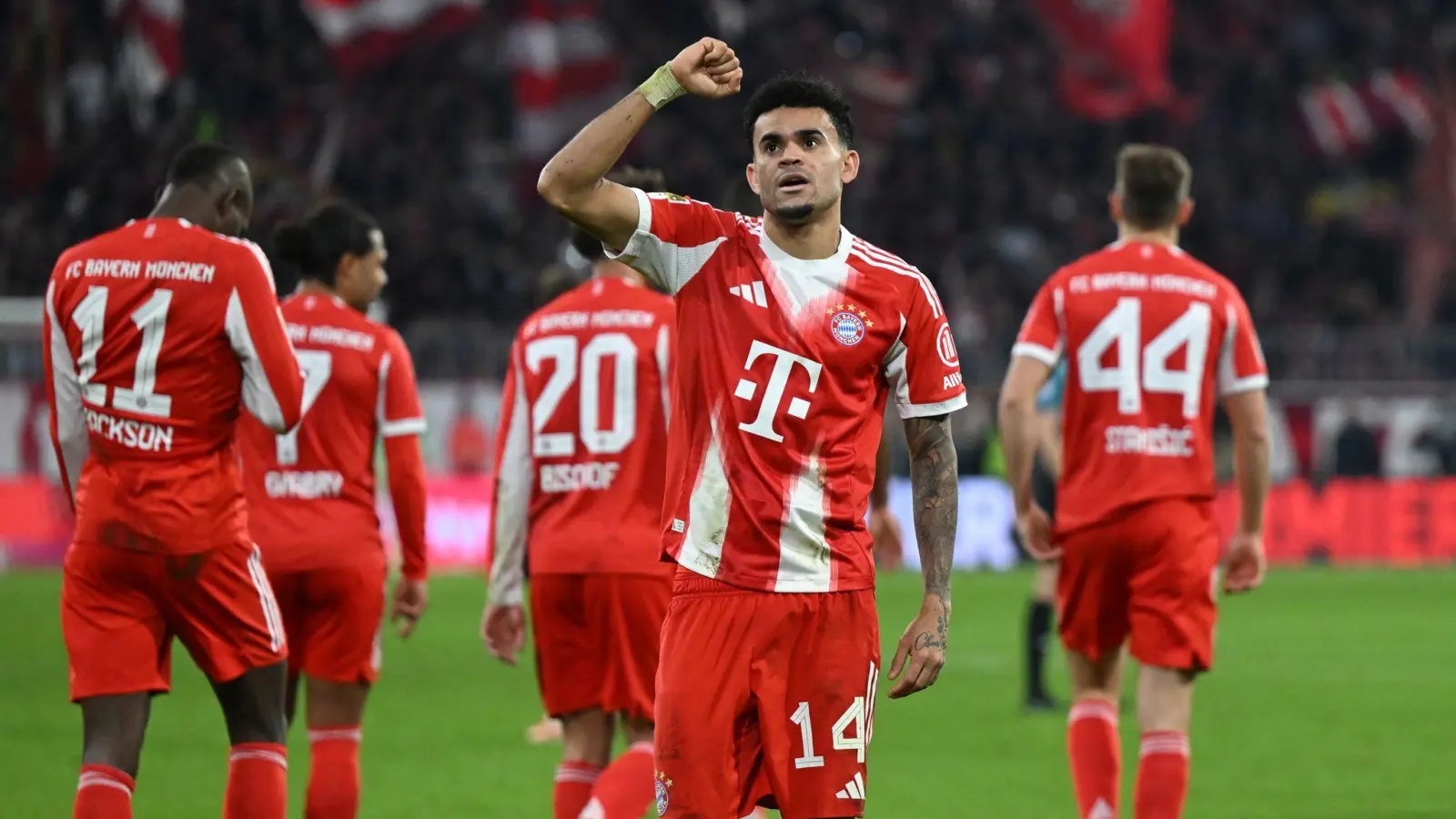 Der FC Bayern durfte spät jubeln. (Foto: Sven Hoppe/dpa)