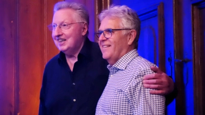 Gestalteten einen gemeinsamen Abend: der australische Pianist Leslie Howard (links) und Walter Burian, Obmann des „Franz Liszt-Vereins Raiding – Die Österreichische Franz Liszt-Gesellschaft”. (Foto: Marion Etienne)