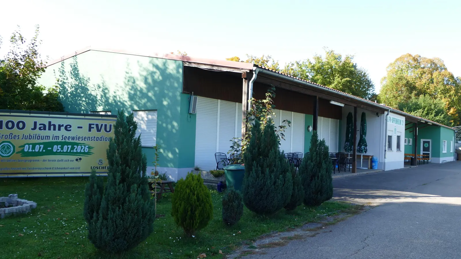 Das Sportheim des FVU soll künftig mittels Nahwärmenetz kuschlig beheizt werden, was allerdings nicht ganz billig wird.  (Foto: SYLVIA FEHLINGER )