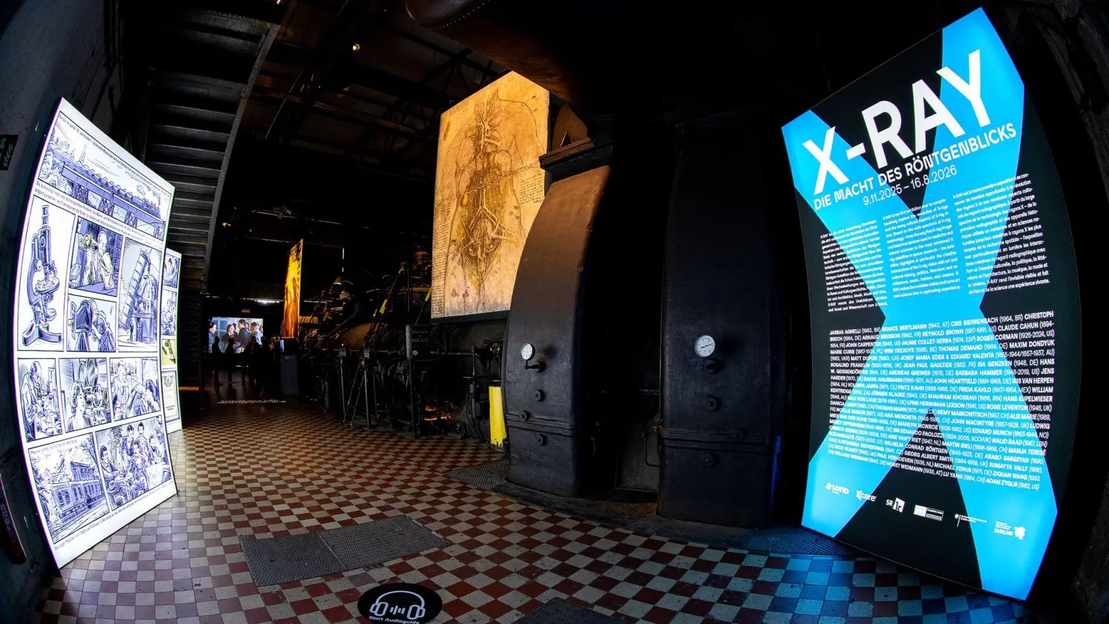 Auf über 6.000 Quadratmetern kann die Ausstellung „X-Ray - Die Macht des Röntgenblicks“ besichtigt werden. (Foto: Pinter Laszlo/dpa)