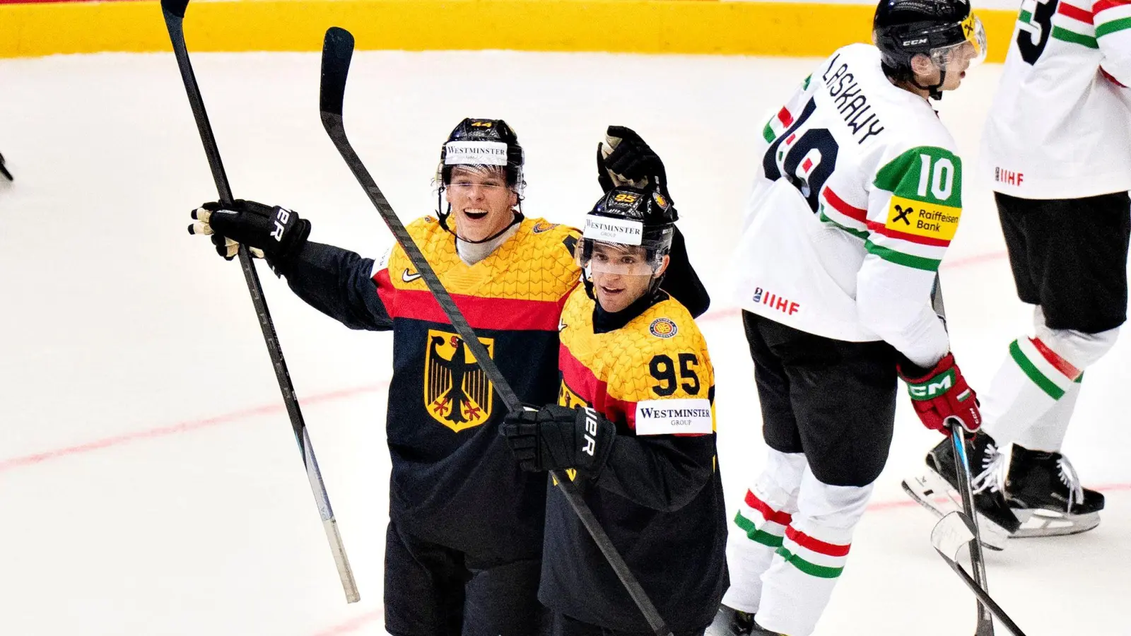 Die Eishockey-Nationalmannschaft startete erfolgreich in die WM. (Foto: Henning Bagger/Ritzau Scanpix/AP/dpa)