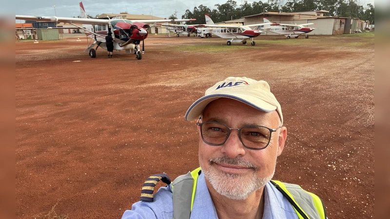 „Die Arbeit als Missionspilot ist etwas ganz Besonderes”, sagt Volkher Jacobsen. (Foto: Selfie)