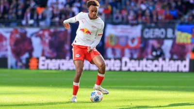 Schulterverletzung: Assan Ouédraogo könnte den Pflichtspielstart bei RB Leipzig verpassen. (Archivbild) (Foto: Jan Woitas/dpa)