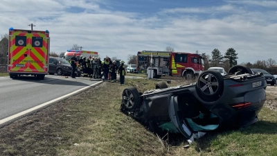 Am Freitagmittag ereignete sich in Bad Windsheim ein Unfall. (Foto: Feuerwehr Bad Windsheim)