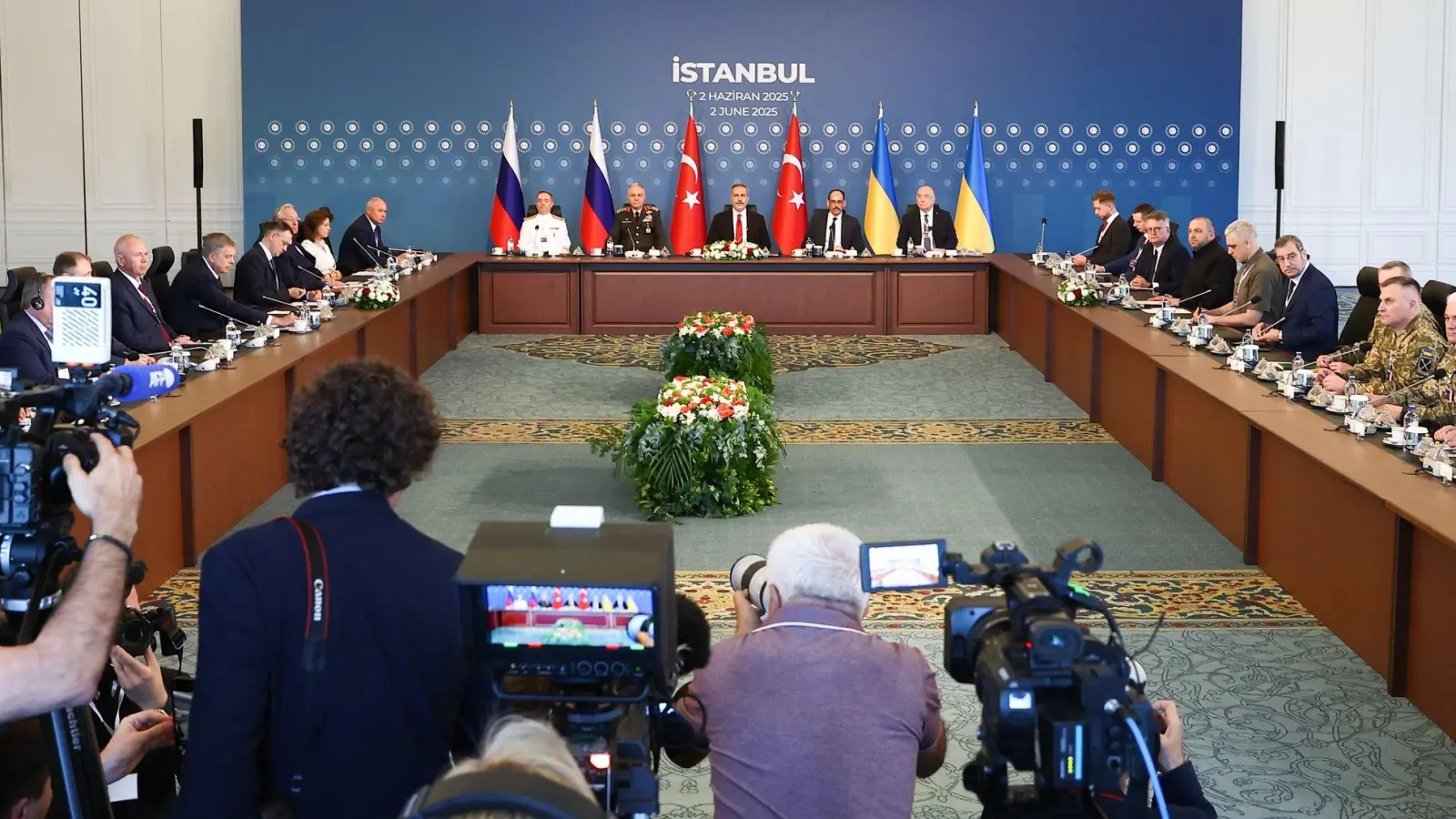 In Istanbul (Türkei) soll es am Mittwoch eine neue Verhandlungsrunde zwischen Russland und der Ukraine geben. (Archivbild) (Foto: Alexander Ryumin/TASS via ZUMA Press/dpa)