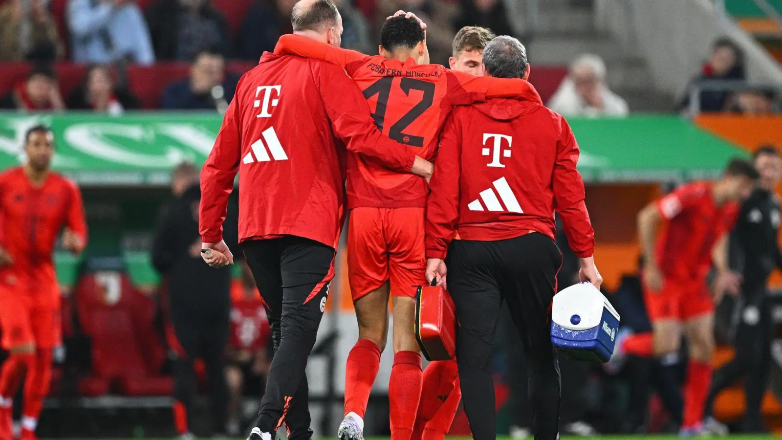 Jamal Musiala arbeitet am Comeback. (Foto: Tom Weller/dpa)