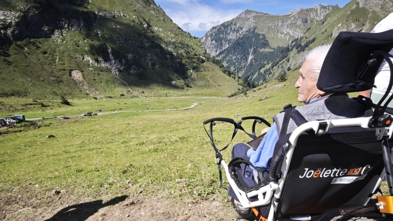 Hermann aus Neuendettelsau stammt aus Südtirol. (Foto: Johannes Stegmann)
