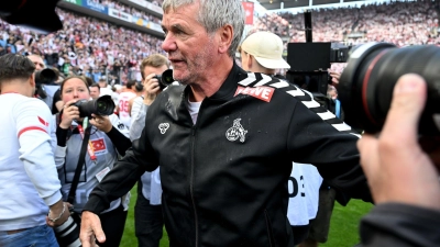 Friedhelm Funkel bleibt trotz Aufstieg nicht in Köln. (Foto: Federico Gambarini/dpa)