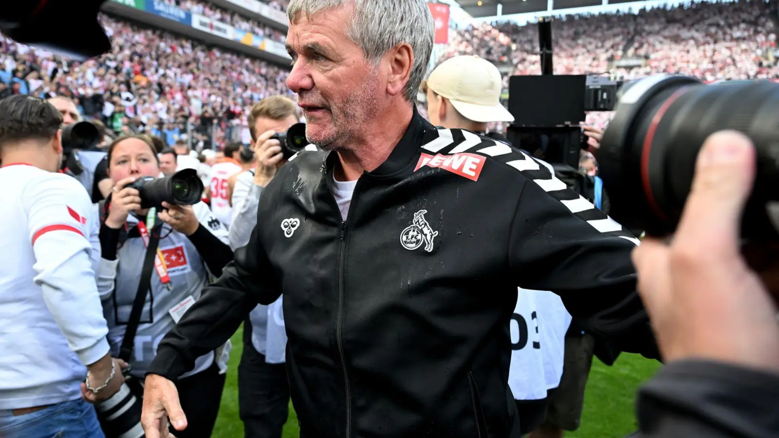 Friedhelm Funkel bleibt trotz Aufstieg nicht in Köln. (Foto: Federico Gambarini/dpa)
