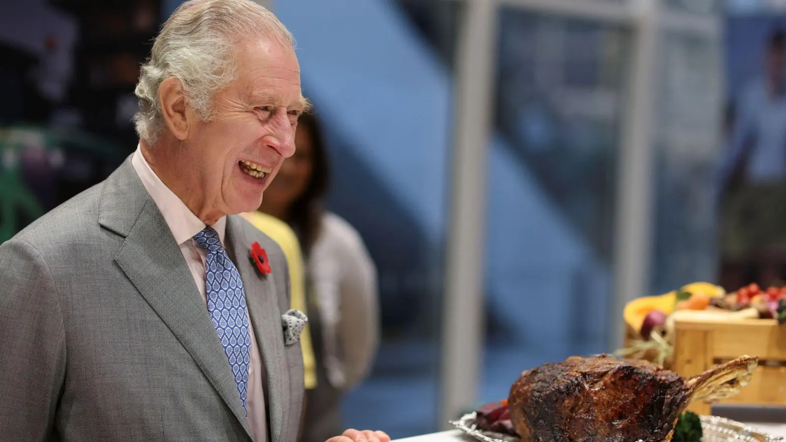 König Charles kämpft gegen Lebensmittelverschwendung. (Foto: Russell Cheyne/PA Wire/dpa)