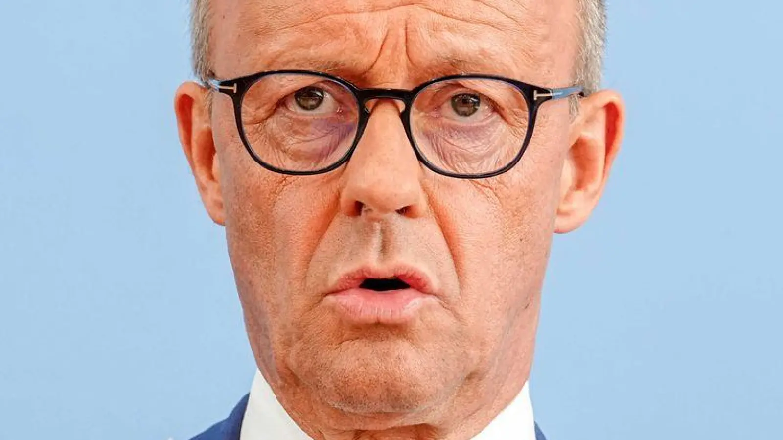 Zuletzt war Merz im August 2024 Gast der Bundespressekonferenz. (Foto: Kay Nietfeld/dpa)