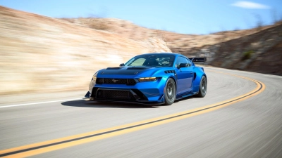Muscle-Car trifft Rennsporttechnik: Der neue Ford Mustang GTD bringt beeindruckende 828 PS auf die Straße und ist ab Frühjahr in Deutschland erhältlich. (Foto: Ford/dpa-tmn)