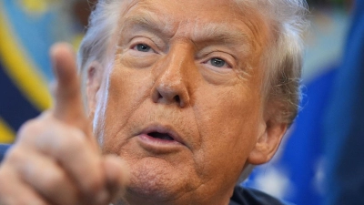 Trump nennt den Angriff in Washington einen Terrorakt. (Archivbild) (Foto: Evan Vucci/AP/dpa)