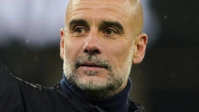 Time to say goodbye: Pep Guardiola verlässt Manchester City. (Archivbild) (Foto: Ian Hodgson/AP/dpa)