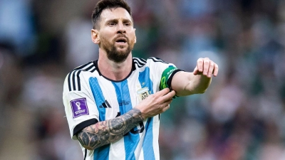 Lionel Messi spielt künftig in den USA für Inter Miami. (Foto: Tom Weller/dpa)