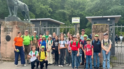 Die Jugendlichen aus Herrieden und Melk besuchten mit ihren Betreuerinnen und Betreuern unter anderem den Nürnberger Tiergarten. (Foto: Stephan Wenk)