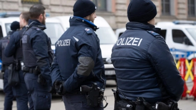 Zahlreiche Polizisten waren im Umfeld der Münchner Sicherheitskonferenz im Einsatz.  (Foto: Marijan Murat/dpa)