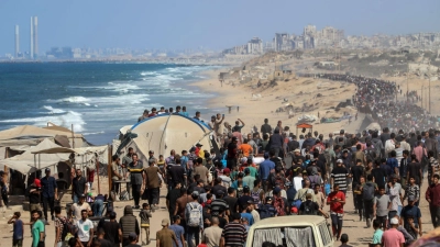 Im Gazastreifen schweigen seit Freitagmittag die Waffen.  (Foto: Rizek Abdeljawad/XinHua/dpa)