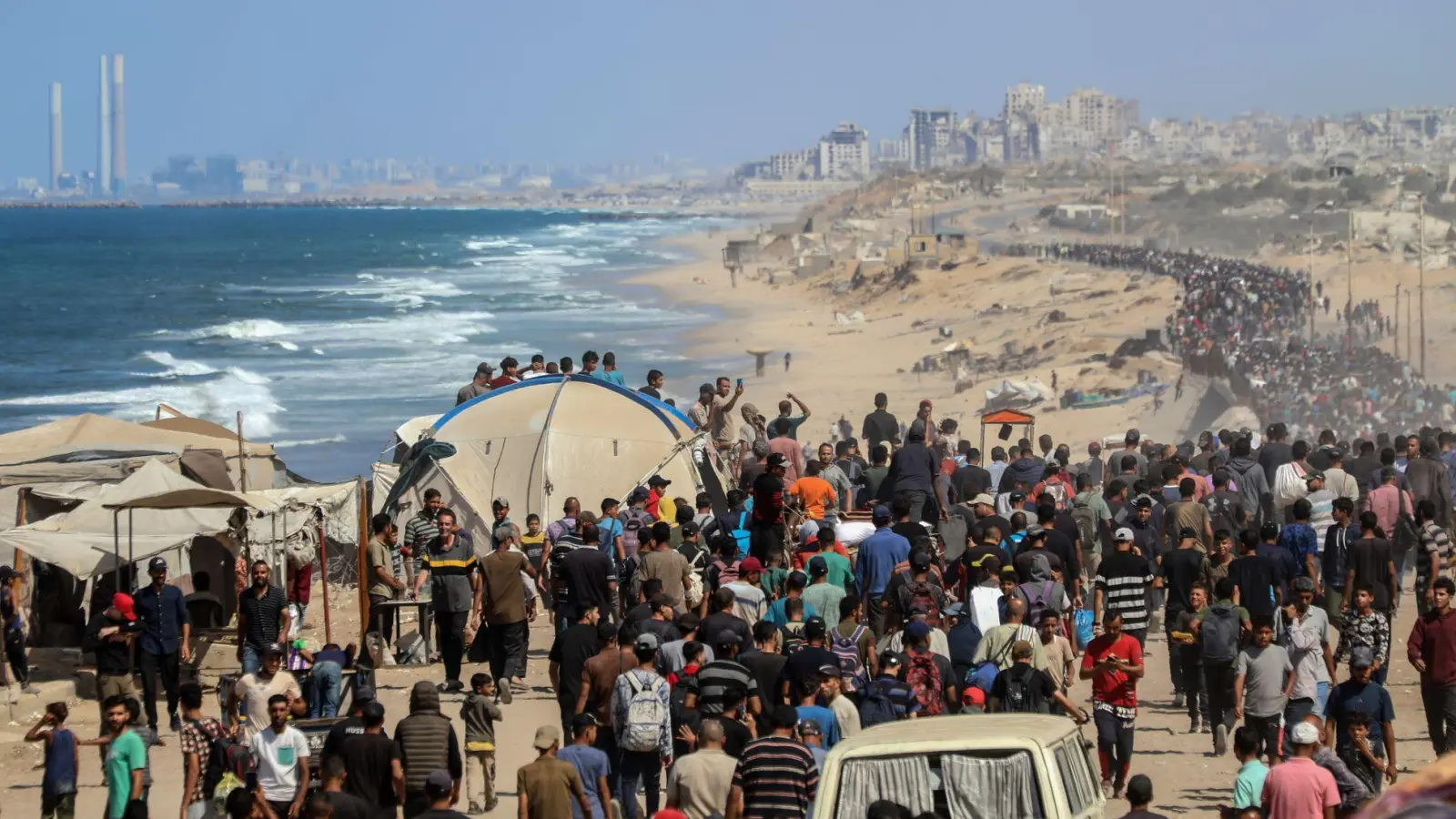 Im Gazastreifen schweigen seit Freitagmittag die Waffen.  (Foto: Rizek Abdeljawad/XinHua/dpa)