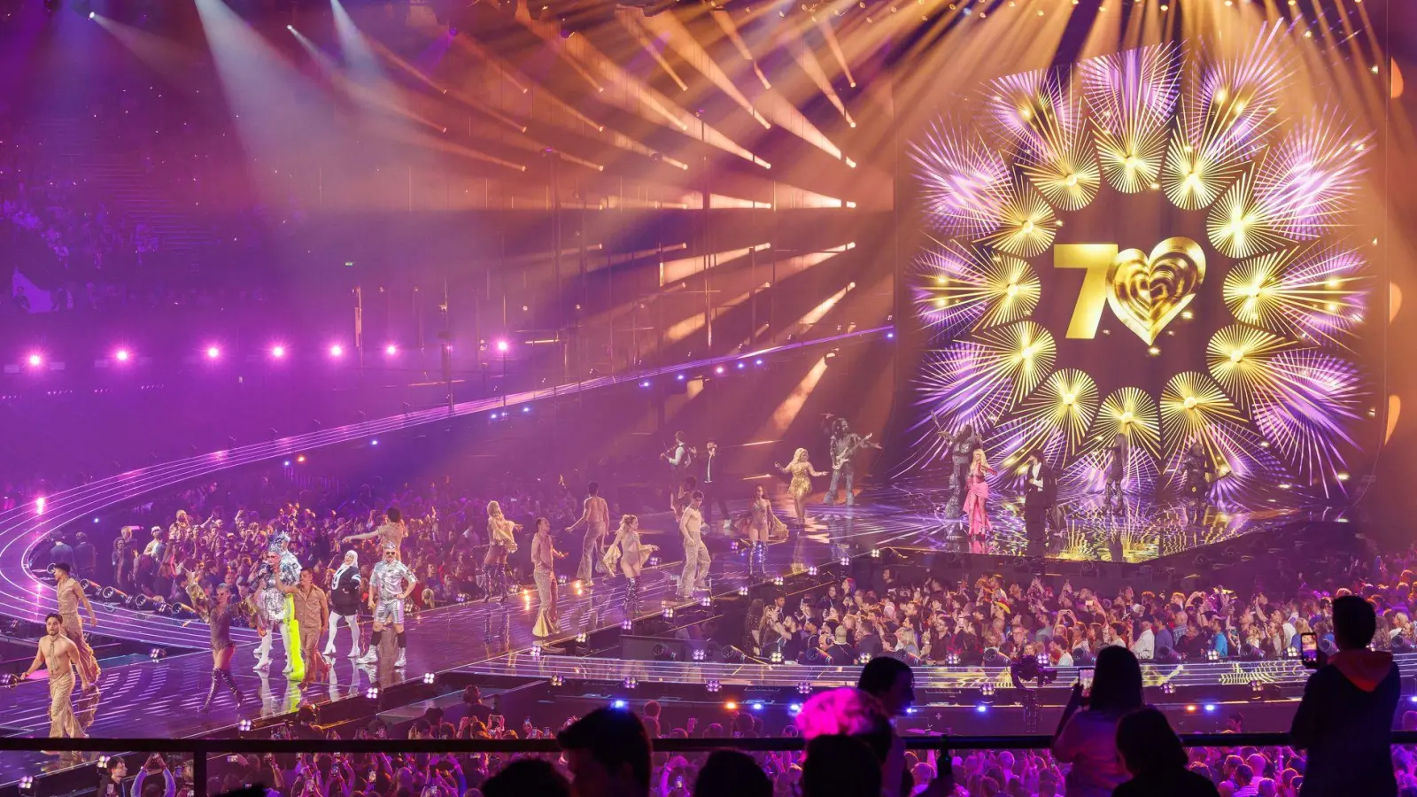 Der 70. Eurovision Song Contest - kurz ESC - fand in Wien statt.  (Foto: Jens Büttner/dpa)