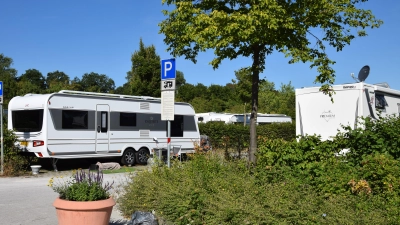980 Übernachtungen wurden auf dem Wohnmobilstellplatz in Ansbach im ersten Halbjahr gezählt. Die Verwaltung ist mit diesem Wert durchaus zufrieden. (Archivbild: Florian Schwab)