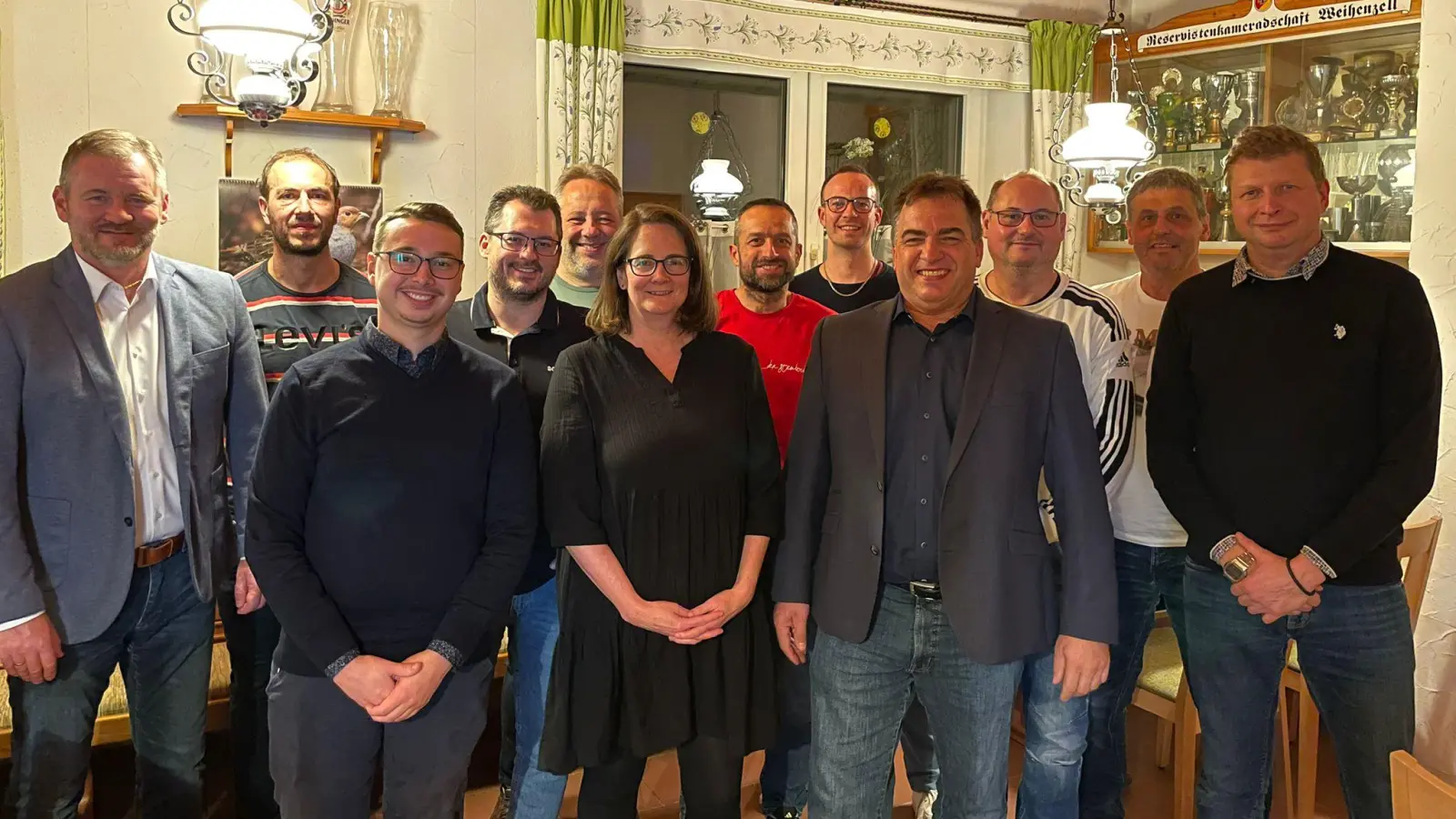 Die CSU in Weihenzell geht mit ihrer Liste der Kandidierenden optimistisch in die Wahl 2026. (Foto: Luca Heller)