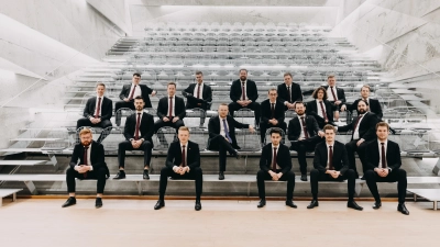 Am 29. September mit dem Chorus Viennensis in Ansbach: der Männerchor von Sonat Vox, den Justus Merkel leitet. (Foto: Foxografie)