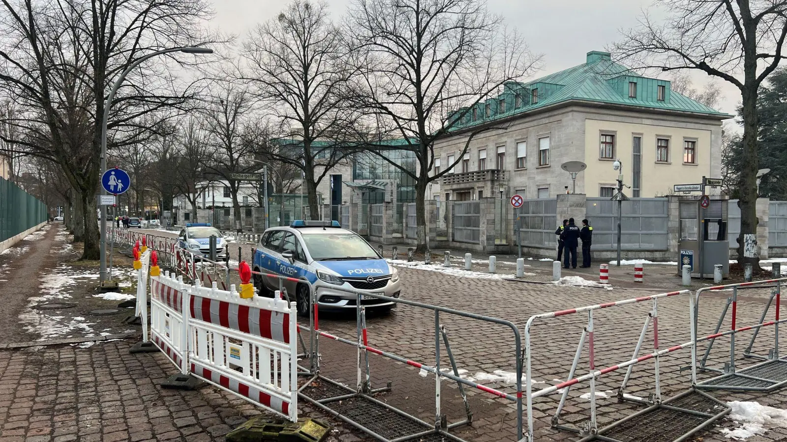  Ein 18-Jähriger soll einen Anschlag auf die israelische Botschaft geplant haben. (Foto: Julius-Christian Schreiner/-/dpa)