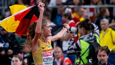 Konstanze Klosterhalfen lief über 5000 Meter unerwartet zu EM-Gold. (Foto: Sven Hoppe/dpa)