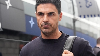 Bleibt bis 2030 bei Arsenal: Trainer Mikel Arteta. (Archivbild) (Foto: Gareth Fuller/PA Wire/dpa)