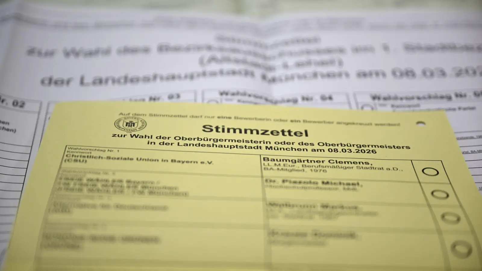 Am 8. März sind Kommunalwahlen in Bayern an. (Symbolbild) (Foto: Felix Hörhager/dpa)