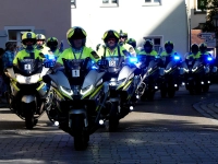 Blaulichtparade - gesehen in Herrieden (Foto: Erich Kraus)