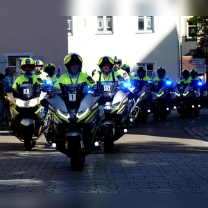 Blaulichtparade - gesehen in Herrieden (Foto: Erich Kraus)
