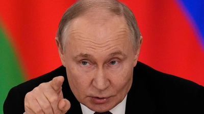 Kremlchef Wladimir Putin will einer Waffenruhe nur unter bestimmten Bedingungen zustimmen. (Foto: Alexander Zemlianichenko/AP/dpa)