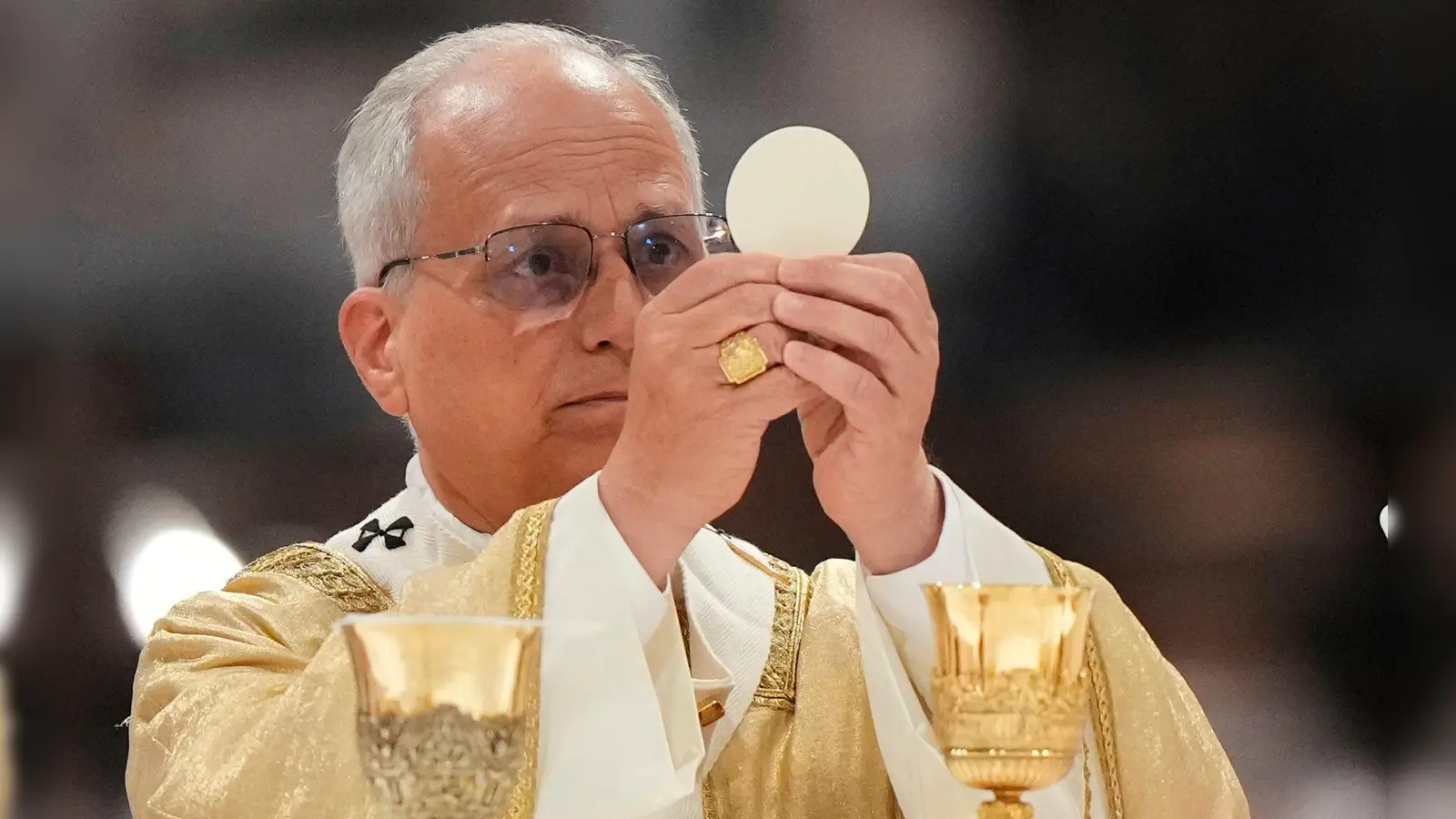 Papst Leo XIV. ist seit bald einem Jahr im Amt. (Foto: Andrew Medichini/AP/dpa)